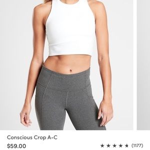 athleta conscious crop small A-C